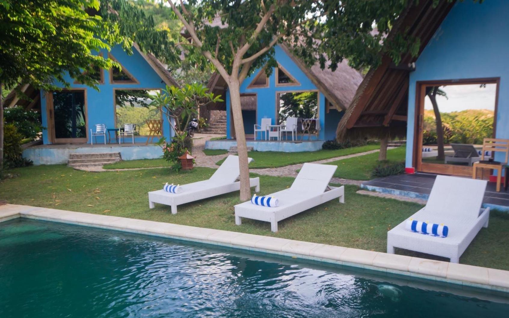 فندق Blue Monkey Retreat Areguling Lombok المظهر الخارجي الصورة